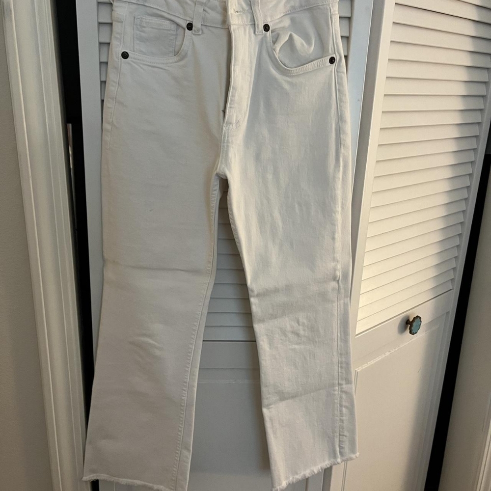 Zara Women's White Jeans